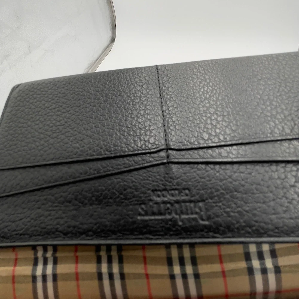 Burberry Black Leather Wallet